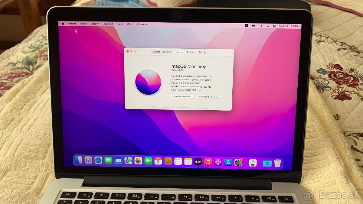 Macbook pro 2015 256gb 8gb ram