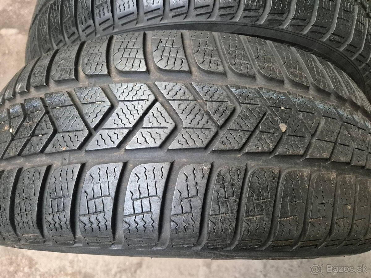 225/50 r18 zimné 2 ks PIRELLI dezén 6,5 mm DOT2019