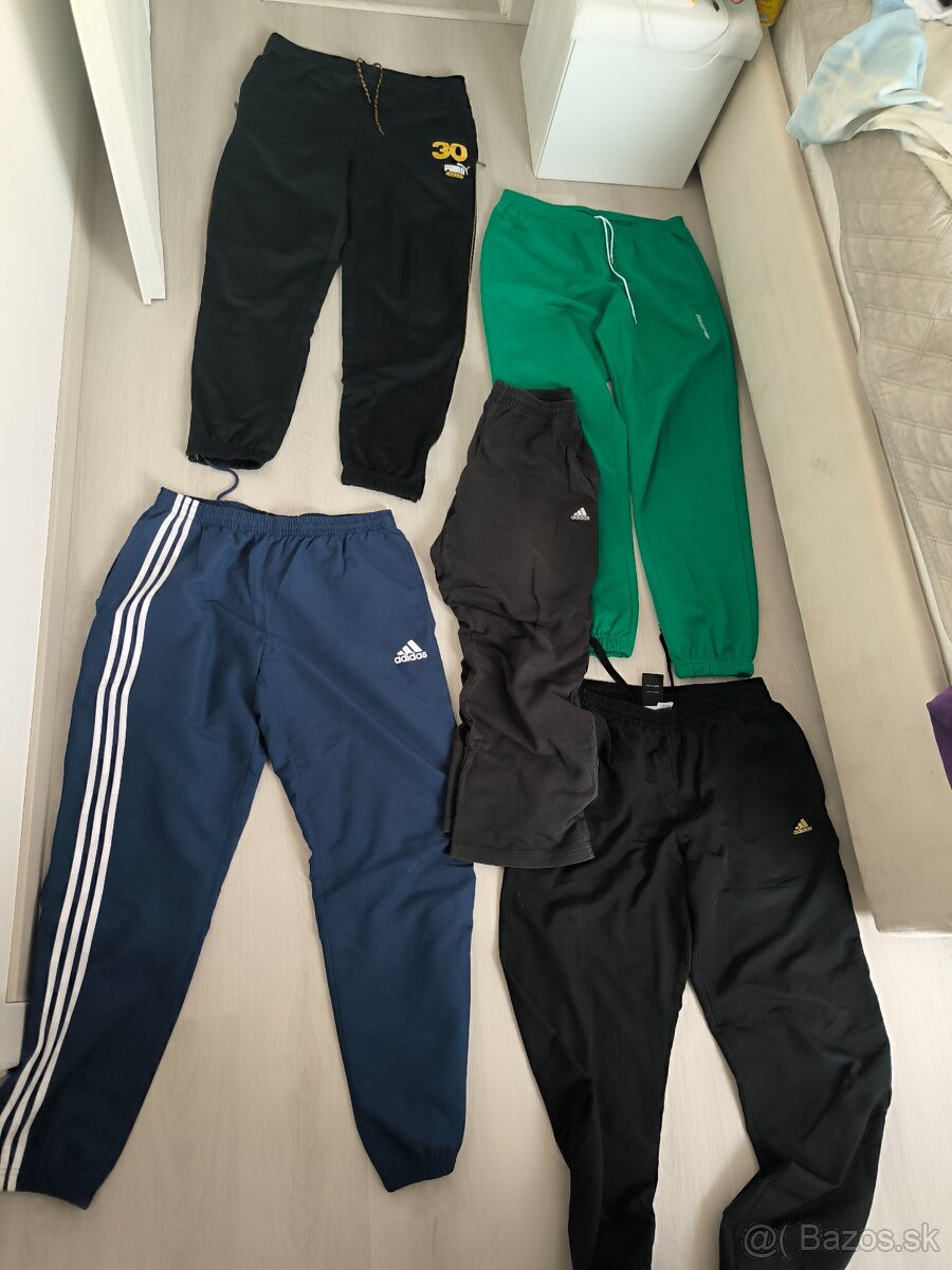 Značkové tepláky Adidas ,Puma,Ereea,v.L/XL,kupované ako nové