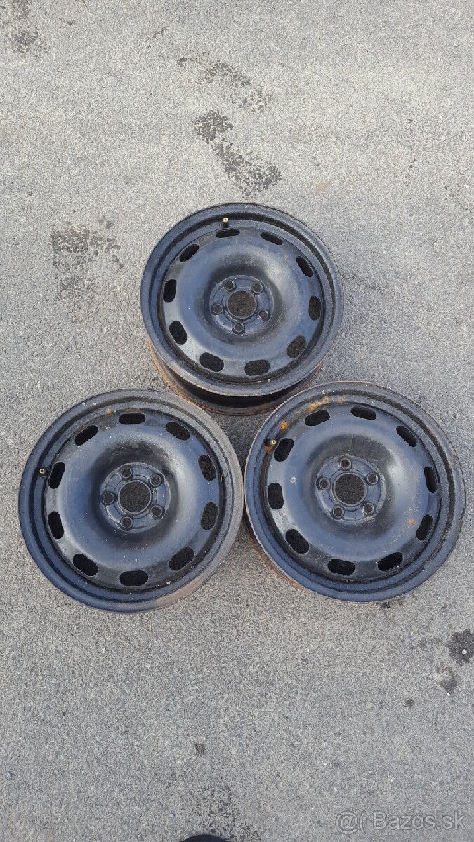 Disky 5x100 R15 audi seat vw skoda