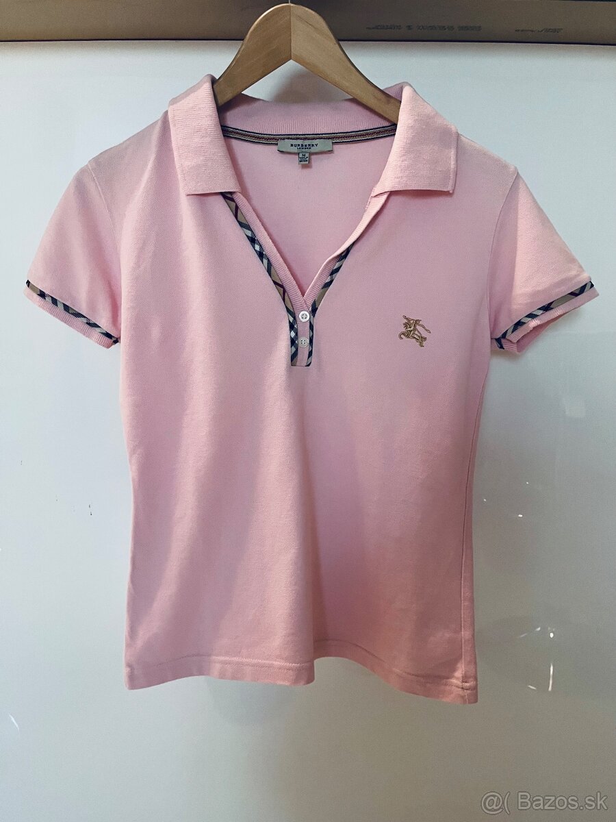 Damske Burberry polo tricko, vel. M