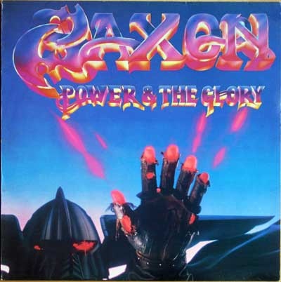 Lp SAXON  - Power & the Glory