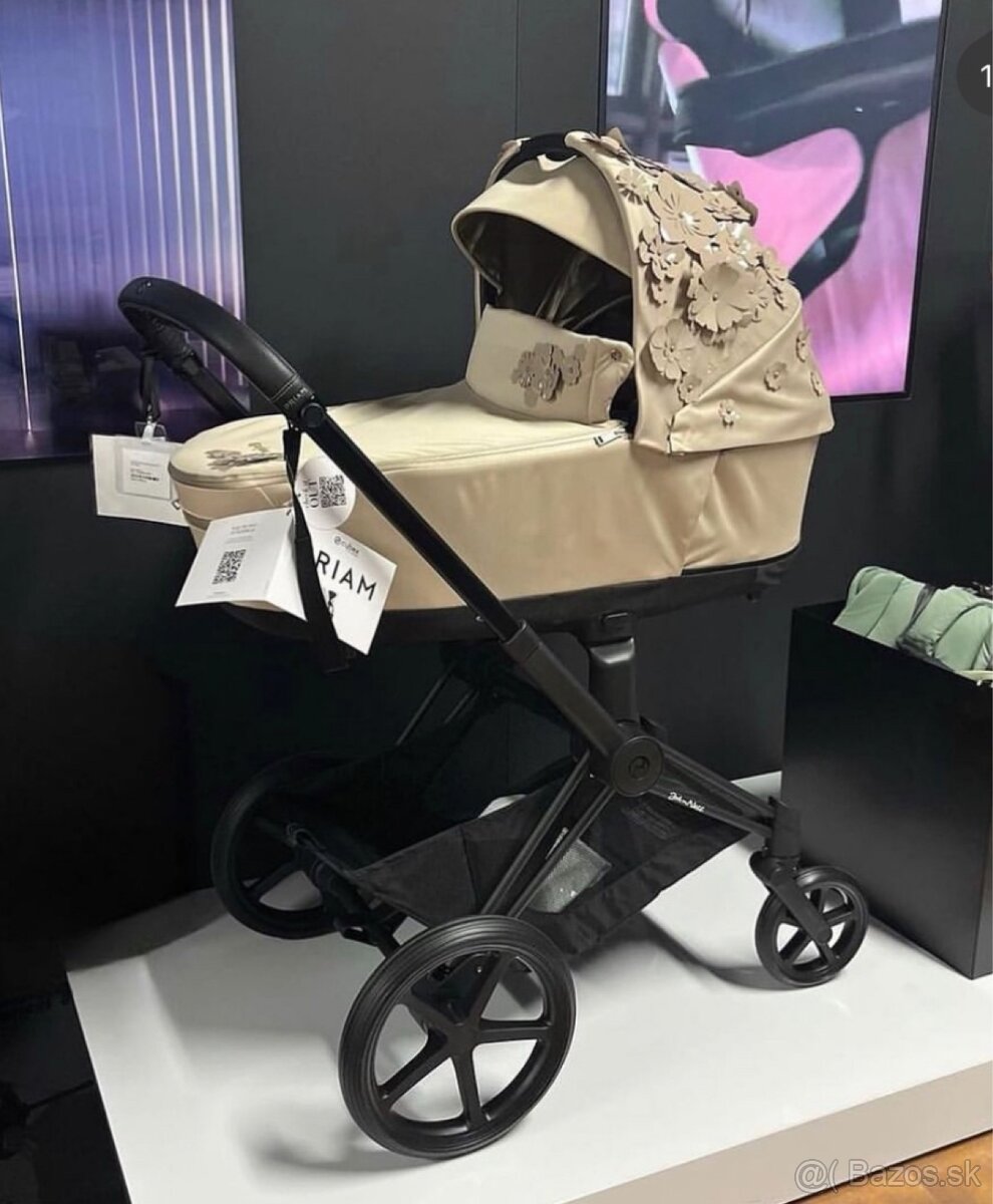 Vanička Cybex priam 4 Beige Simply flowers