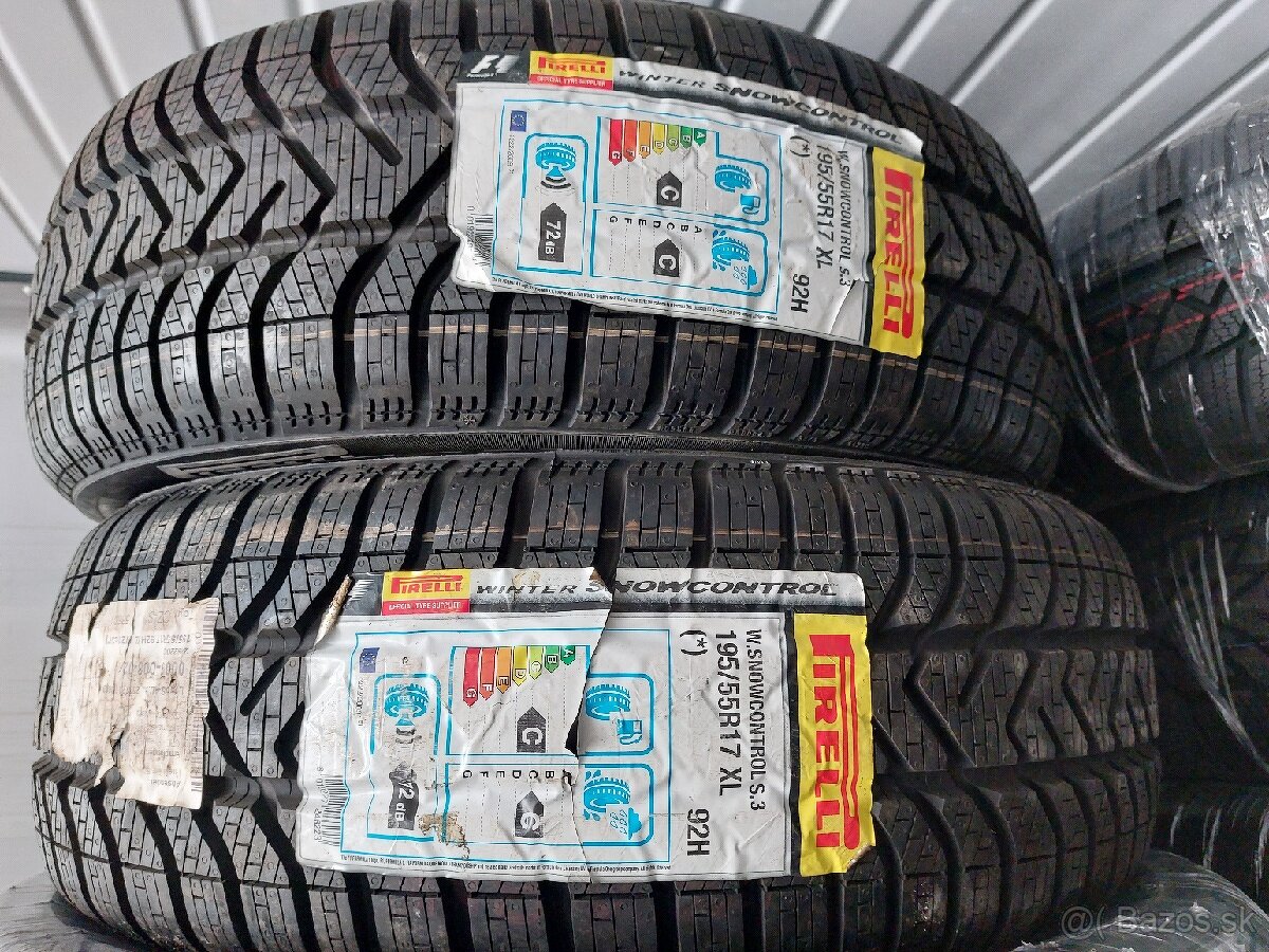 2ks 195/55R17 zimné Pirelli Winter Snowcontroll