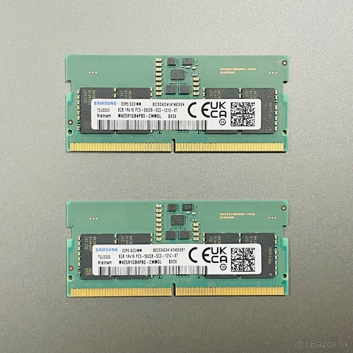 Pamäť DDR5 RAM Samsung 16 GB (2 x 8 GB) 4800 MHz CL40