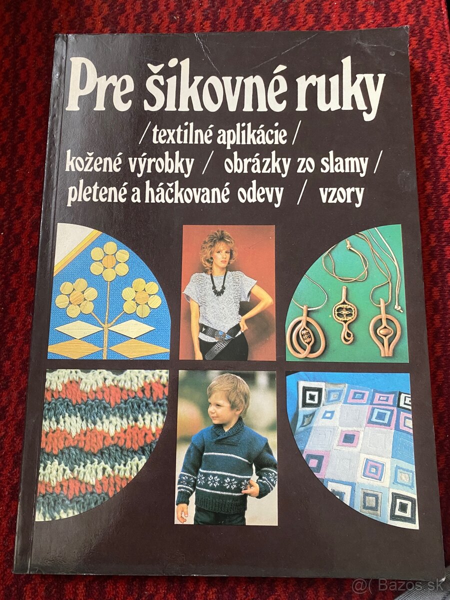 Pre šikovné ruky č.5 a č.7 knihy vyšívanie techniky