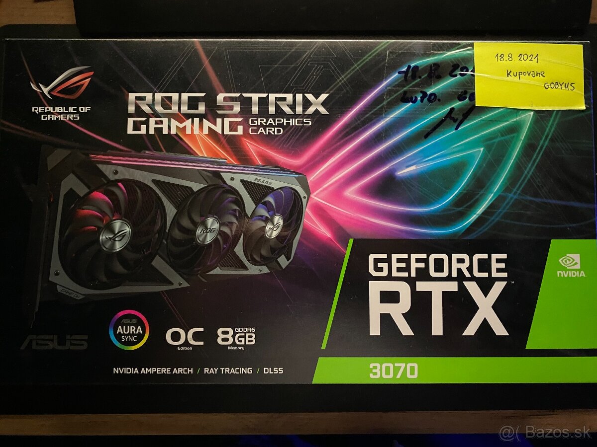 ASUS ROG STRIX RTX 3070 GAMING OC