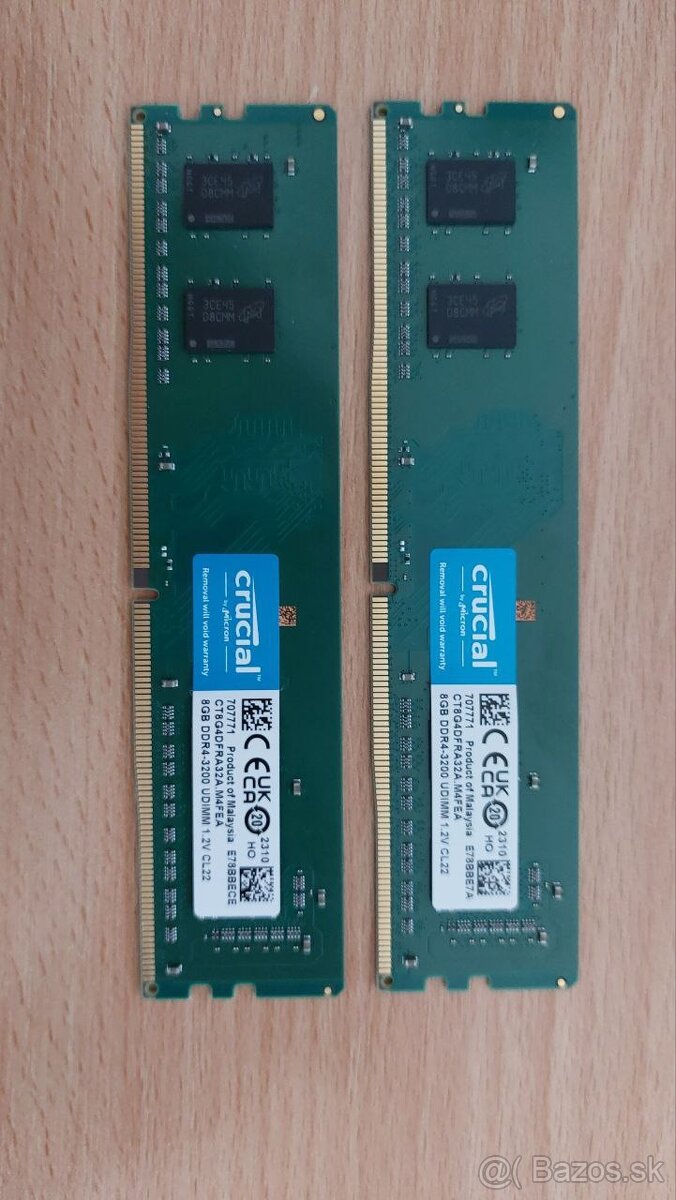 Crucial 2x 8GB DDR4 3200MHz PC RAM