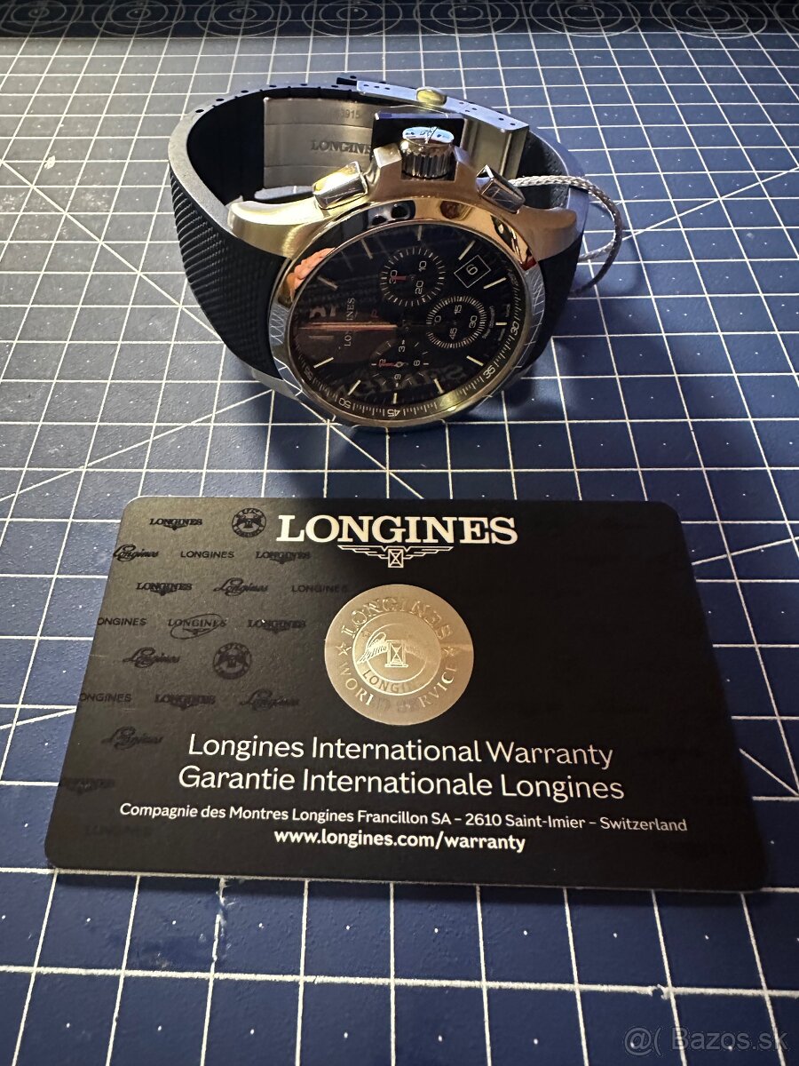 LONGINES CONQUEST V.H.P L3.727.4.96.6 | QUARTZ, CHRONOGRAF,