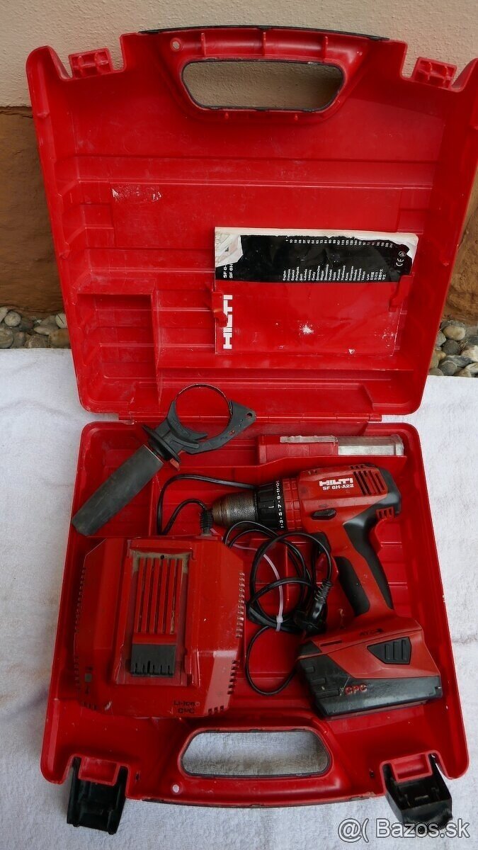 AKU S PŘÍKLEPEM HILTI SF 6H-A22