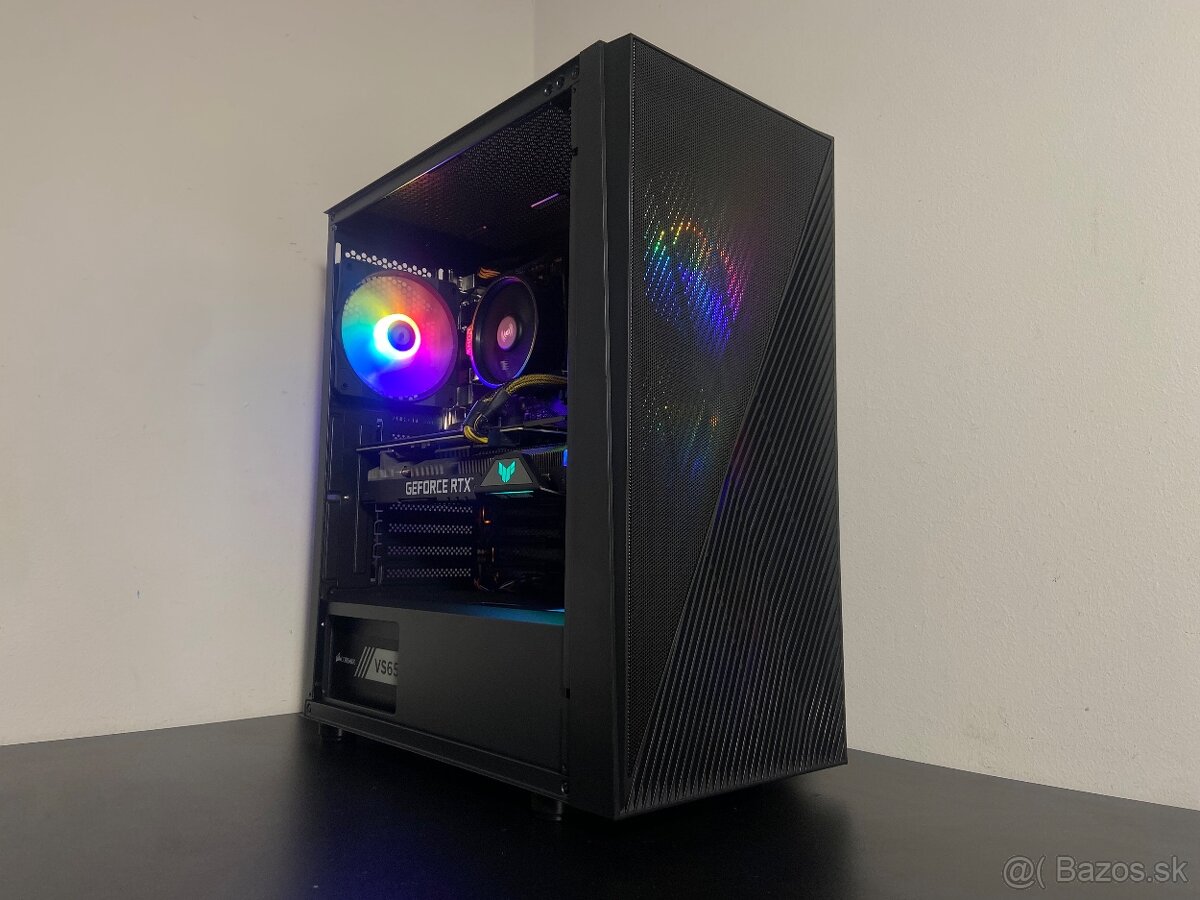 PREDANÉ Herný PC RYZEN 5 3600+RTX 3060 12GB