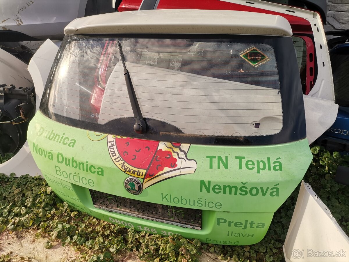 Kufrove dvere skoda fabia 2 kratka