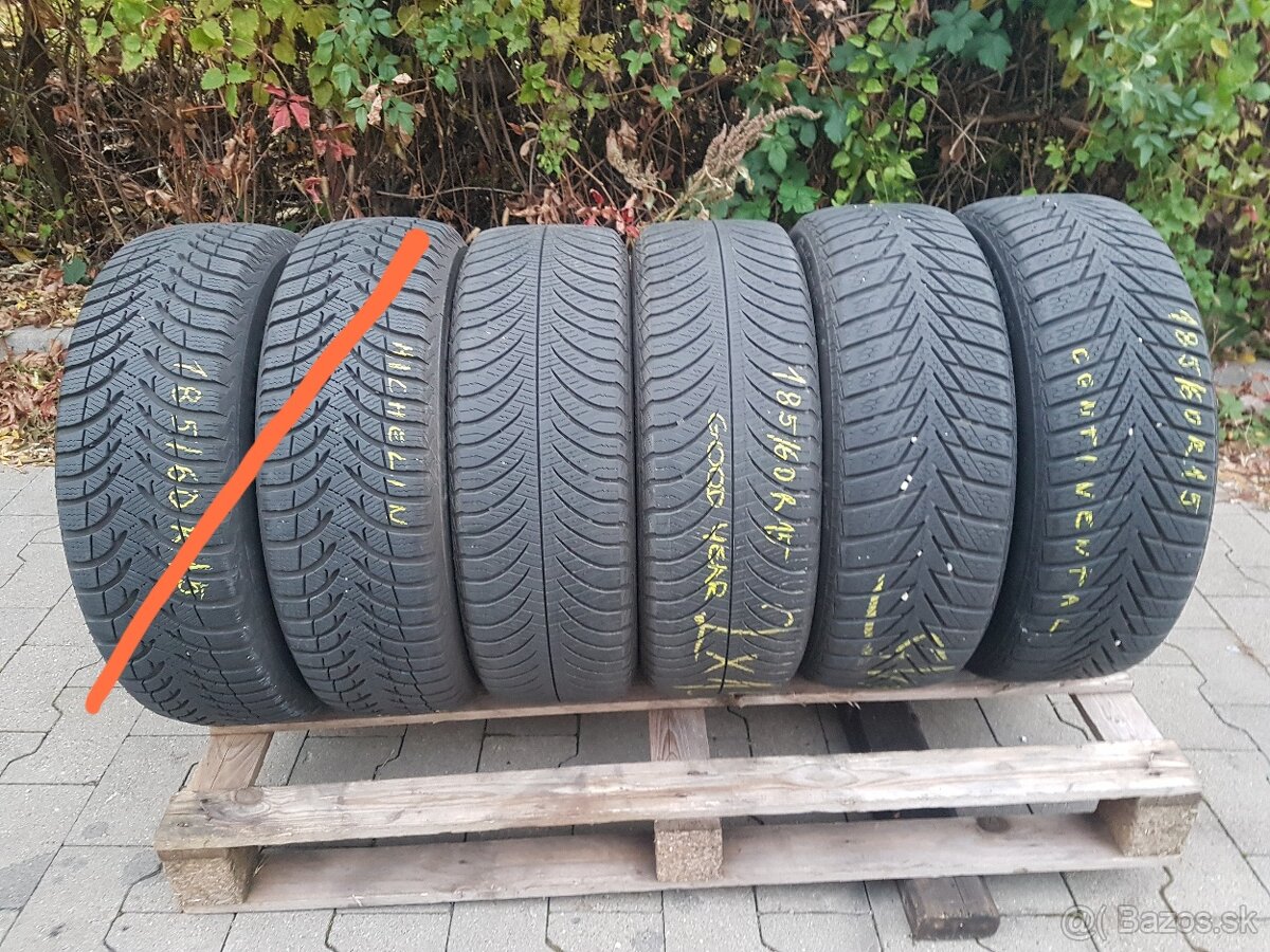 Zimne 185/60R15 páry