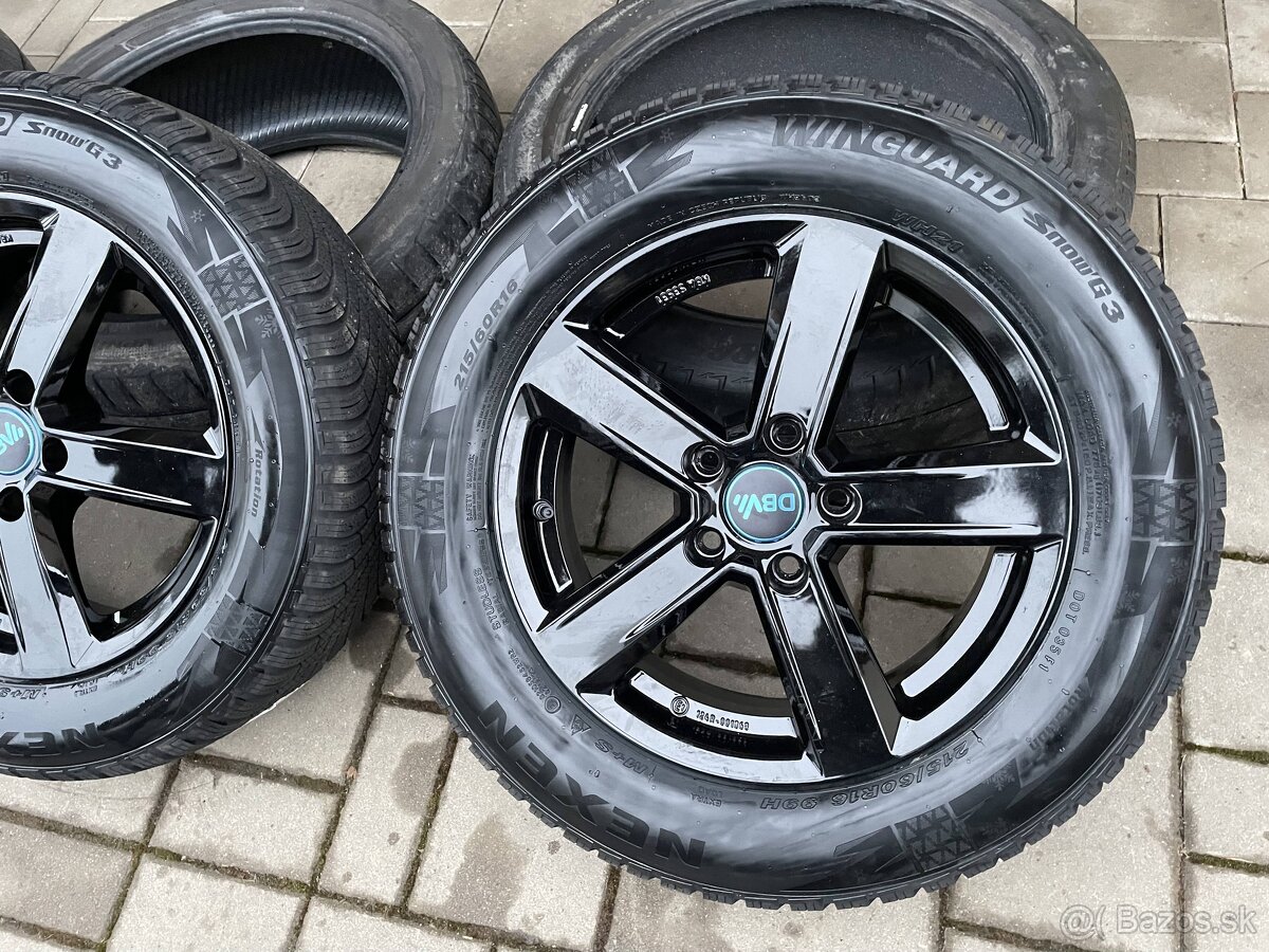 Alu Disky zimné  5x112 6,5jxR16 ET43 Audi  VW