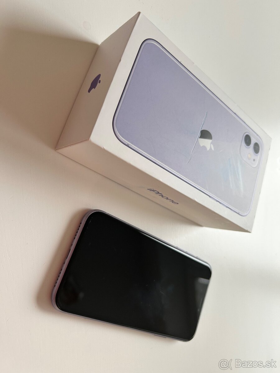 Iphone 11, 64Gb Purple, ako novy. bateria 1 deň