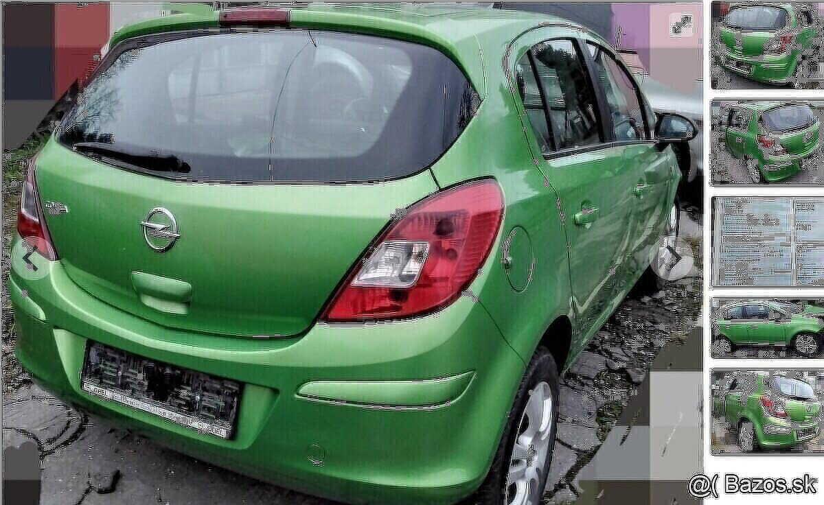 Opel Corsa D 1.2 2012 predám DVERE, MOTOR kód motora A12XER