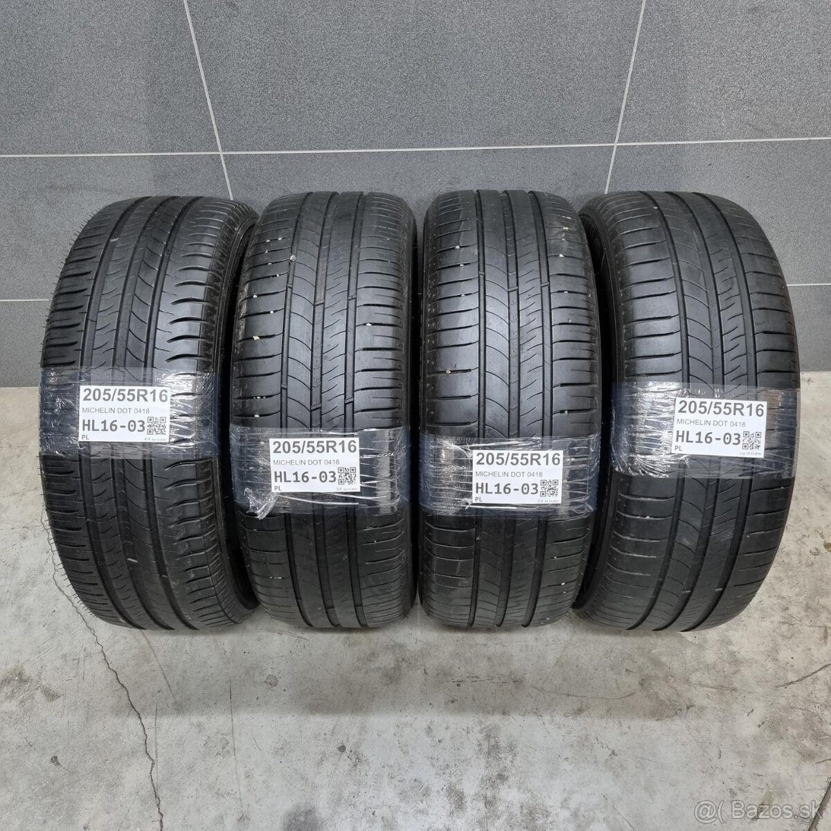 Letné pneumatiky 205/55 R16 MICHELIN DOT0418