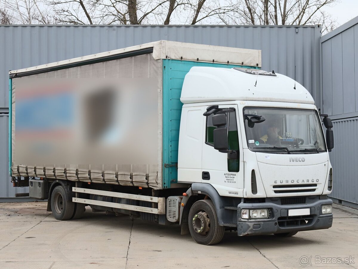 Iveco EUROCARGO ML 120E25, TŘÍSTRANNÁ SHRNOVACÍ PLACHTA, 18 