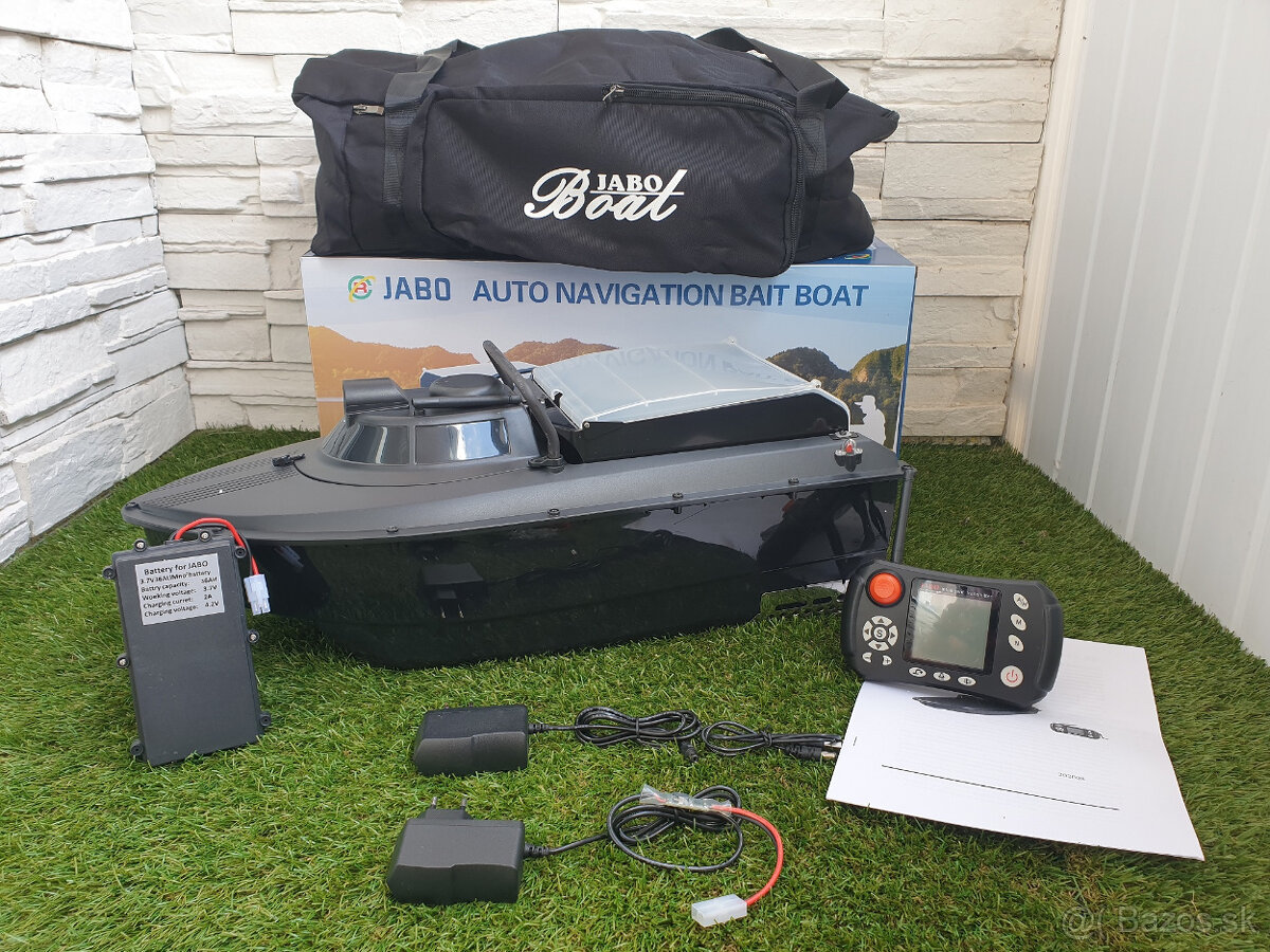 JABO CG Katamaran 2024 model - GPS SONAR Auto Navigacia