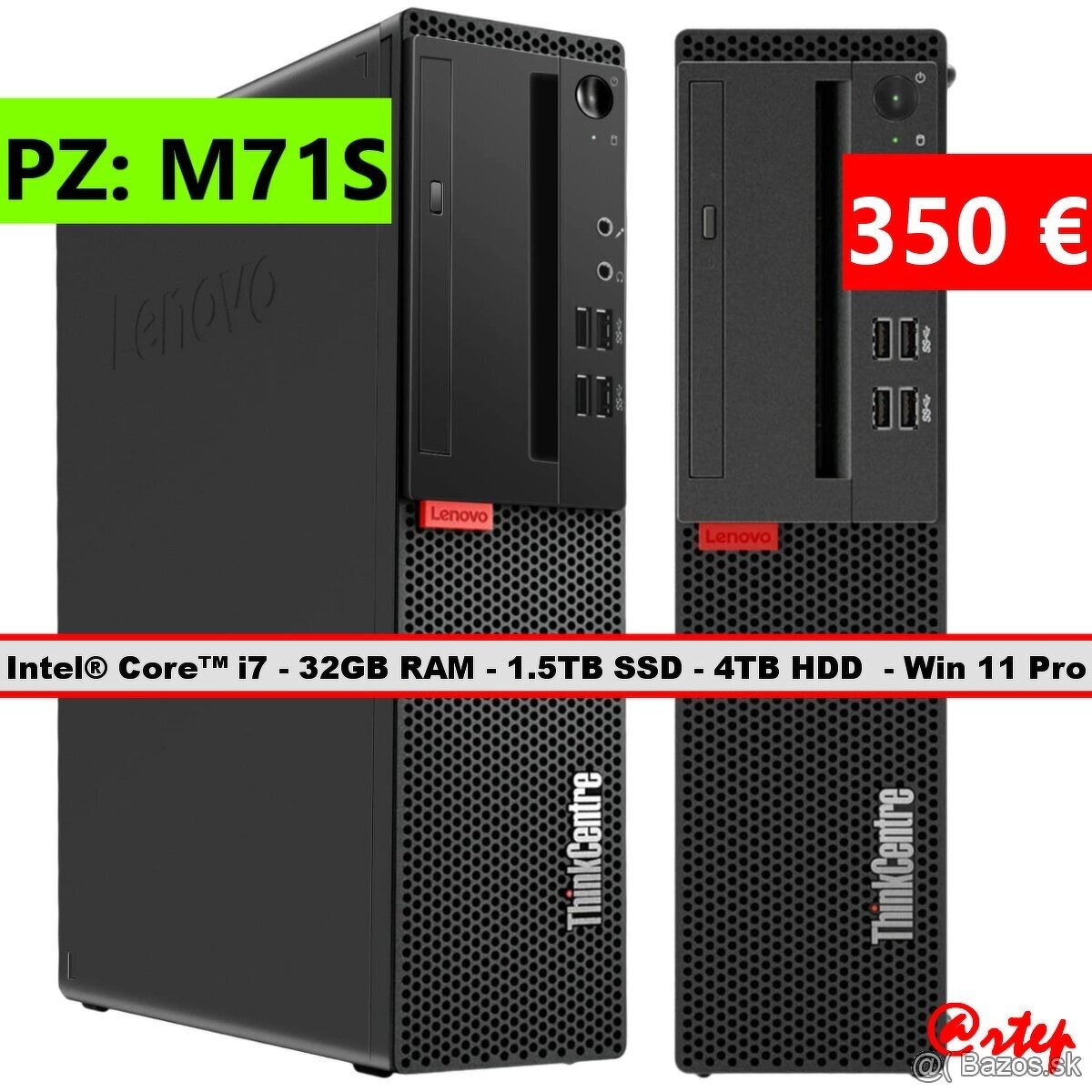 PC - i7 - 32GB RAM - 1.5TB SSD - 4TB HDD - W11 PRO (@rtep)