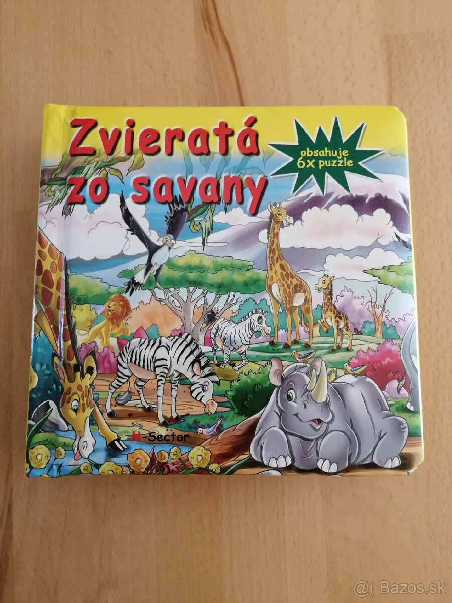 Savana /Safari puzzle knižka