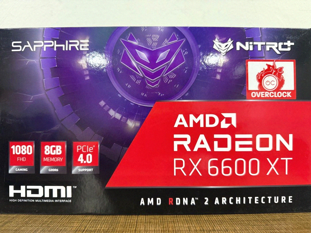 SAPPHIRE NITRO RX 6600 XT - 8GB DDR6