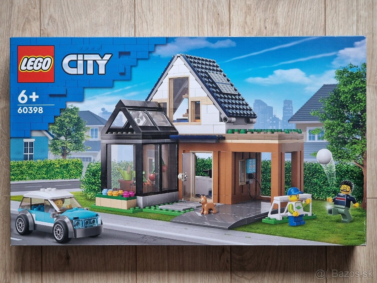 Lego City 60398 Rodinný dom a elektromobil