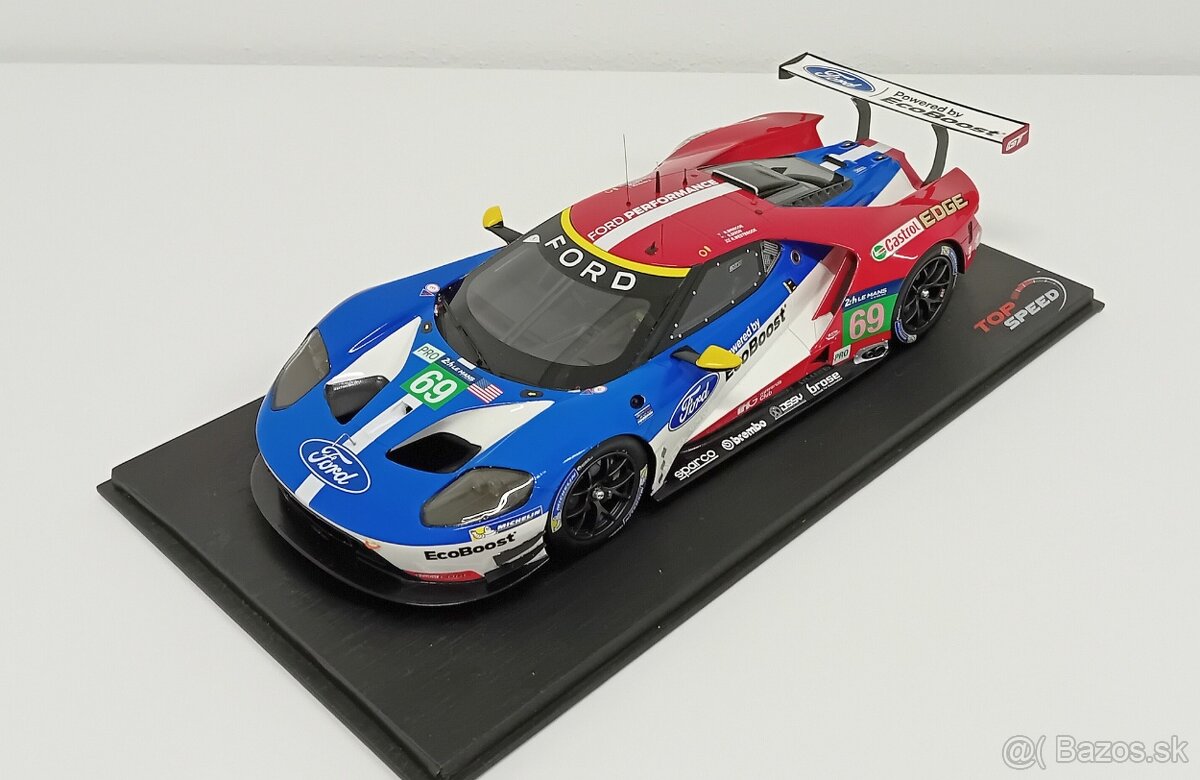 1:18 Topspeed Ford GT 24h Le mans 2016