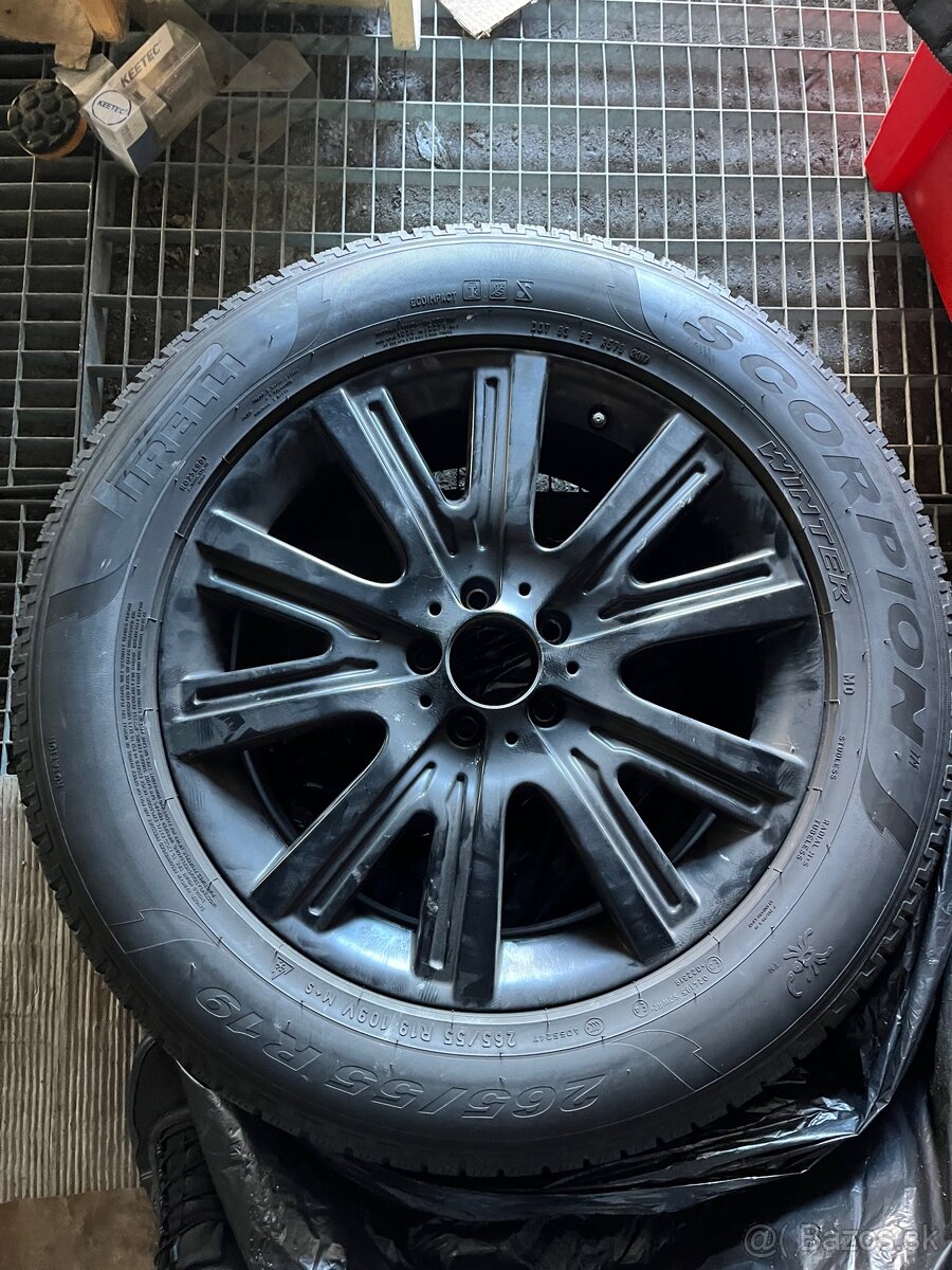 Kolesá Mercedes R19 + 265/55 R19 zimne