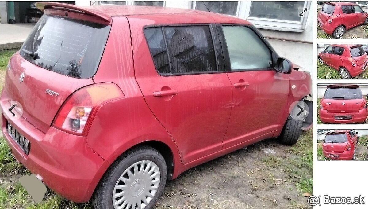 predám MOTOR M15A Suzuki Swift 1.5 2008 DVERE, PREVODOVKA 5