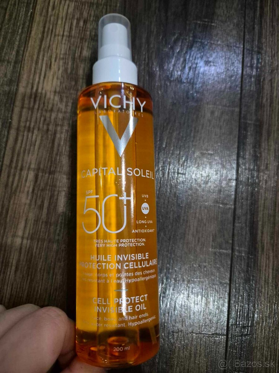 vichy opalovaci olej spf50