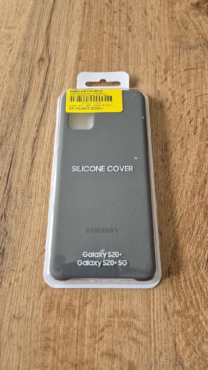 Samsung Galaxy S20+ Silikónový obal - šedý