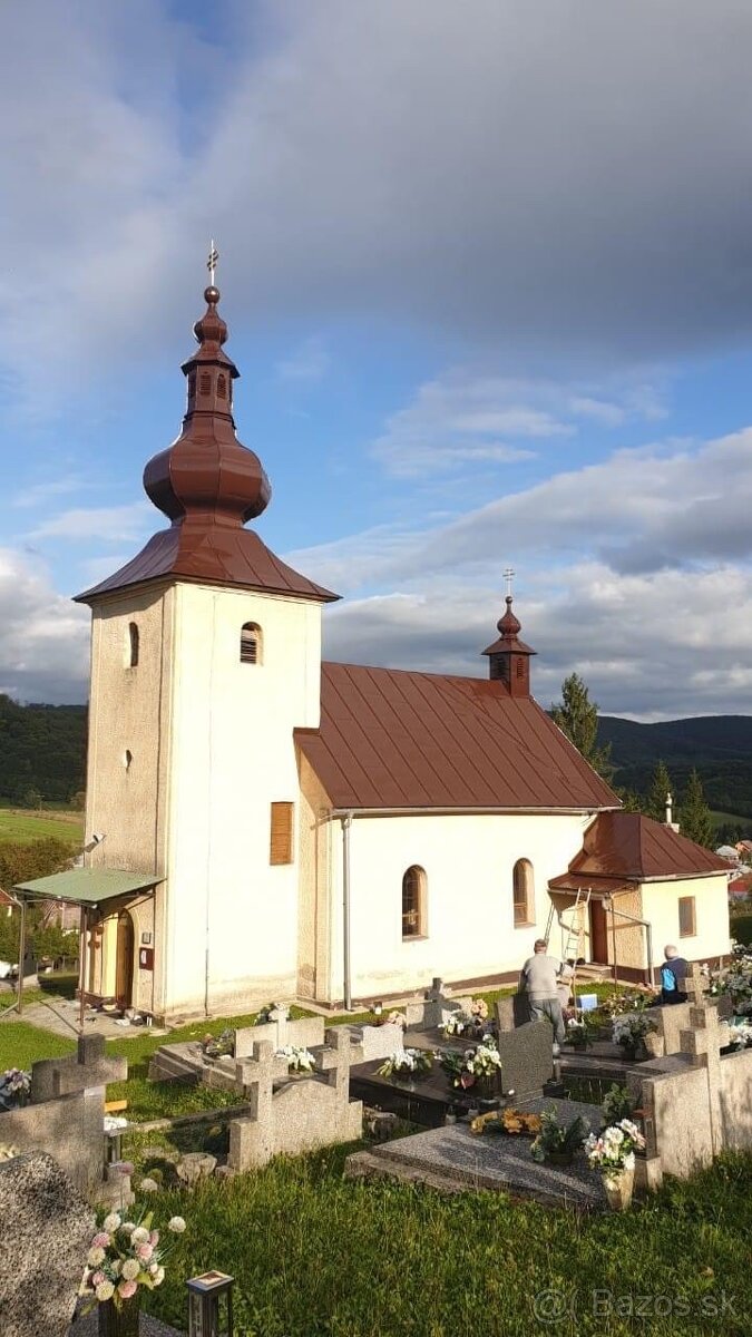 Čistíme fasády, strechy,natierame fasády a strechy