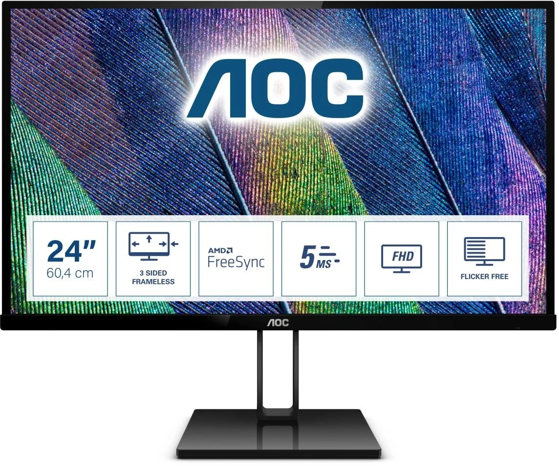 24"LCD monitor Full HD 3ks-85€/255€