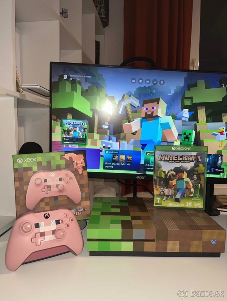 Xbox one S 500GB Minecraft edition