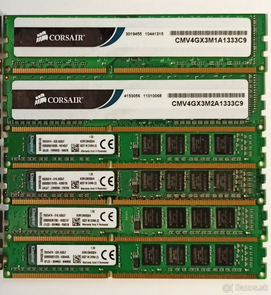 Pamäte DDR3 4GB 1333/1600Mhz  pre PC