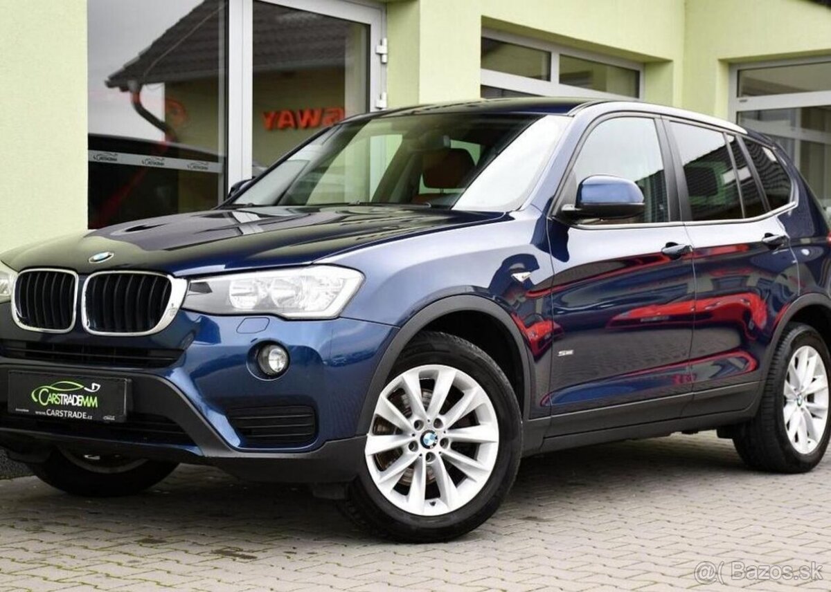 BMW X3 18d AUT. A/C KŮŽE TAŽNÉ 110 kw