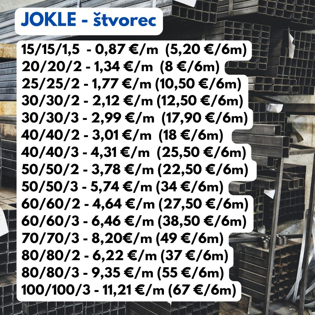 Jokel / Jokle - dlhodobo najlepšie ceny