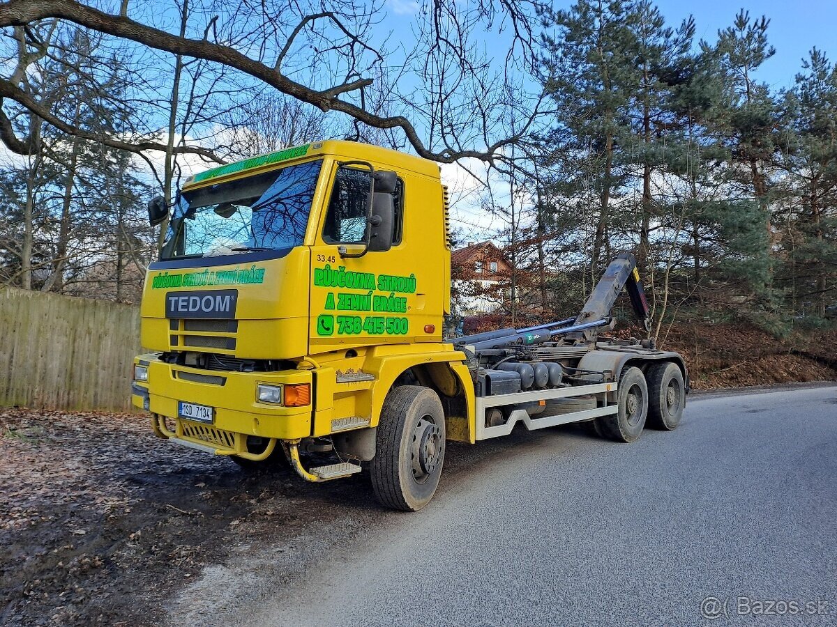 TEDOM 33.45 , 6X4 - hakový kontejner LIAZ ŠKODA