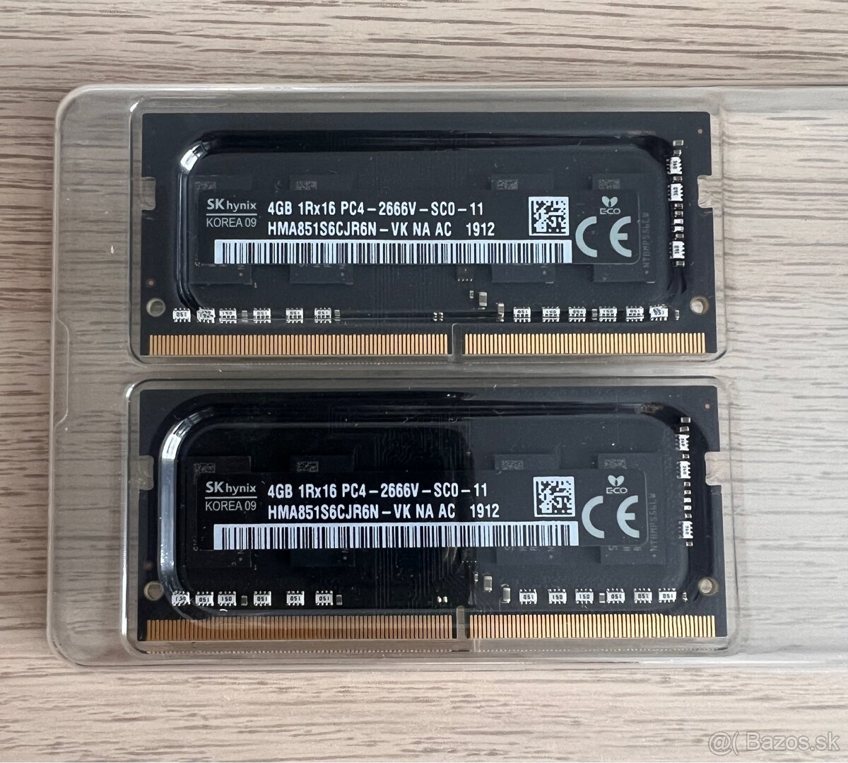 Pamäte RAM DDR4 2x 4GB z APPLE iMAC