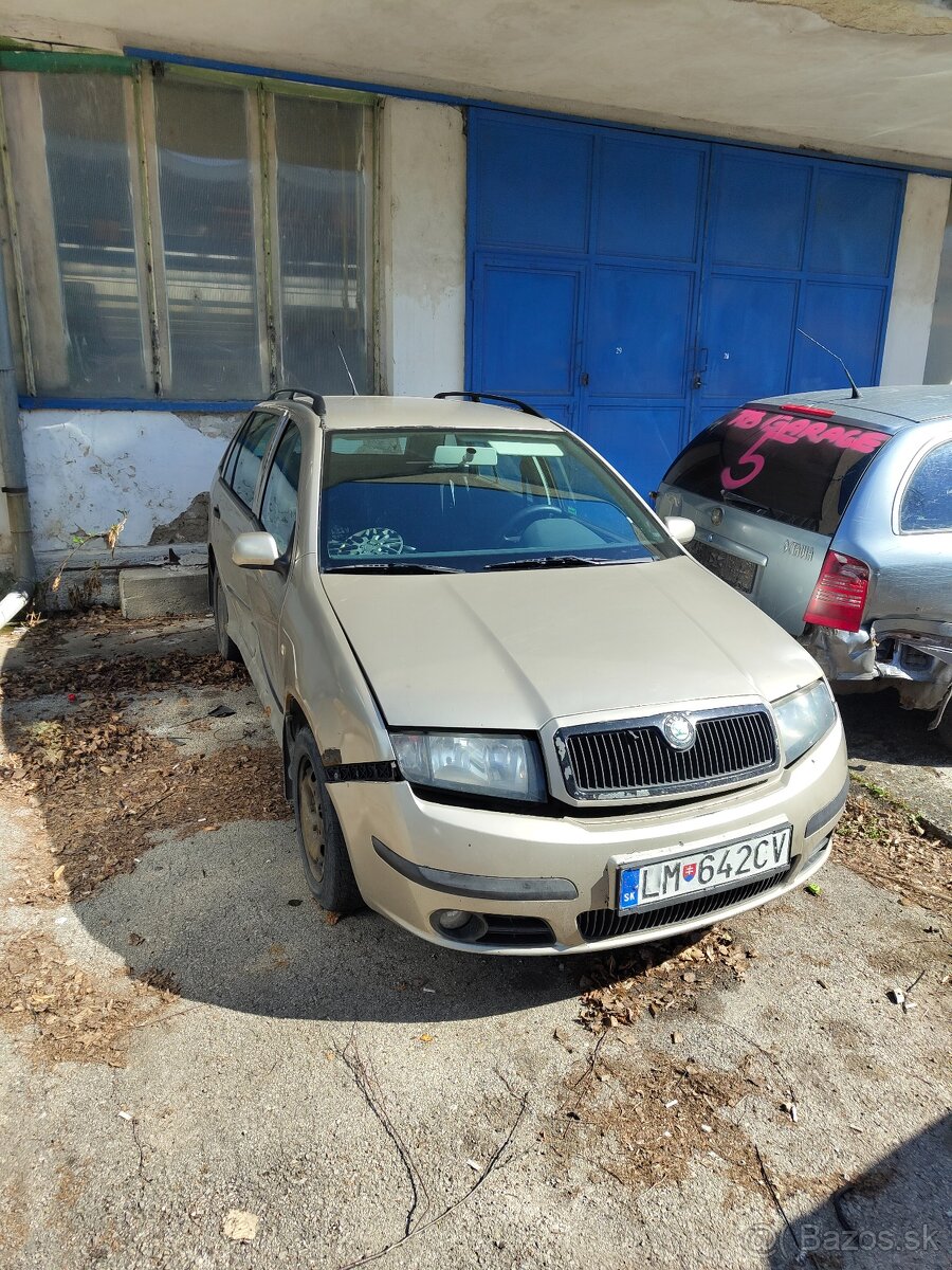 Škoda Fabia 2005 1.2htp facelift zlatá metalíza