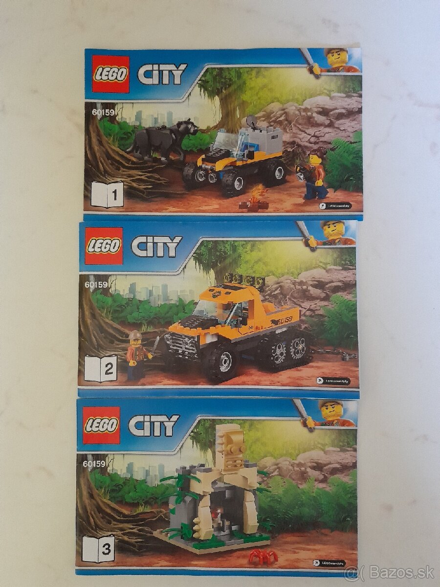 
Lego CITY 60159 Obrneny transporter do dzungle