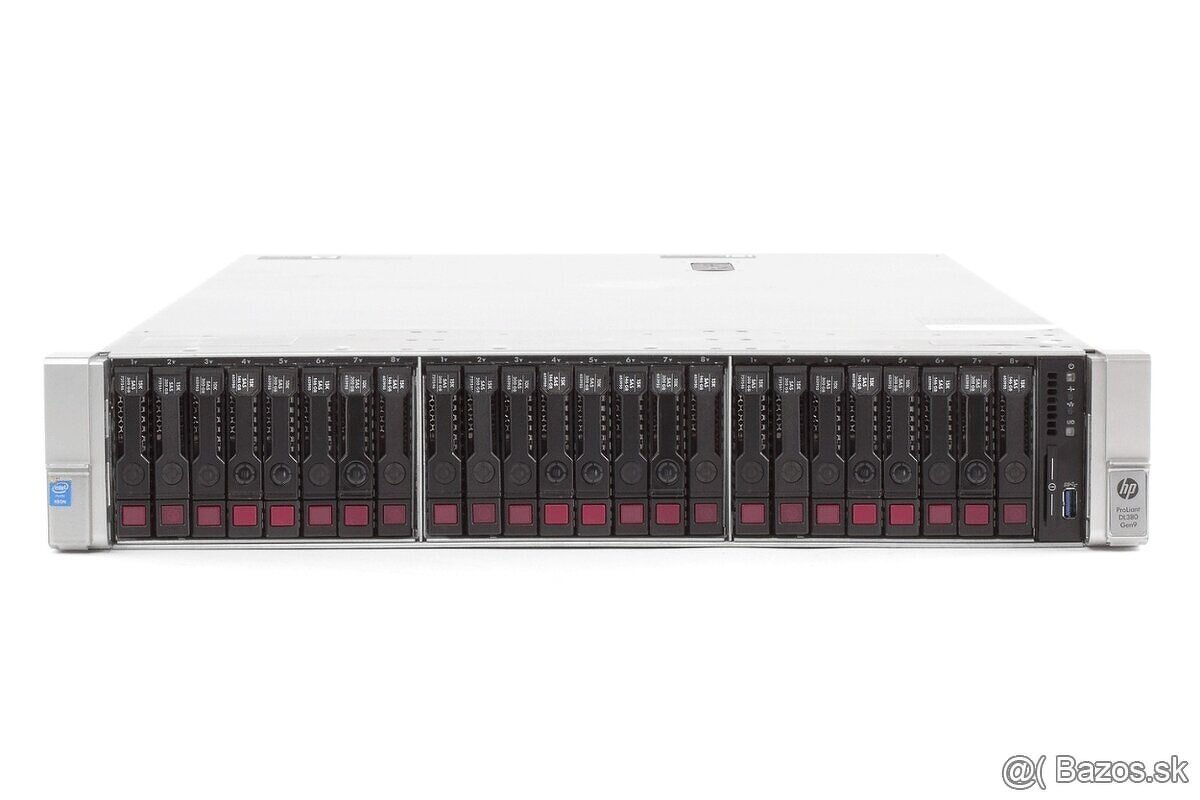 HP DL380 G9 - 2x Xeon E5-2690v3 , 256GBRAM DDR4, 24x900GBHDD