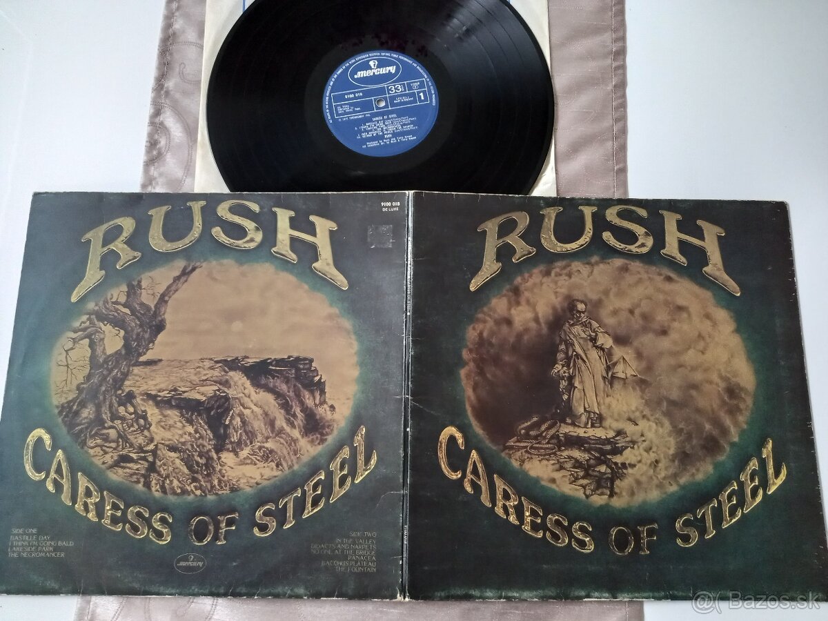 RUSH „Caress of Steel“ /Mercury 1975/rozkl. obal, , vinyl na