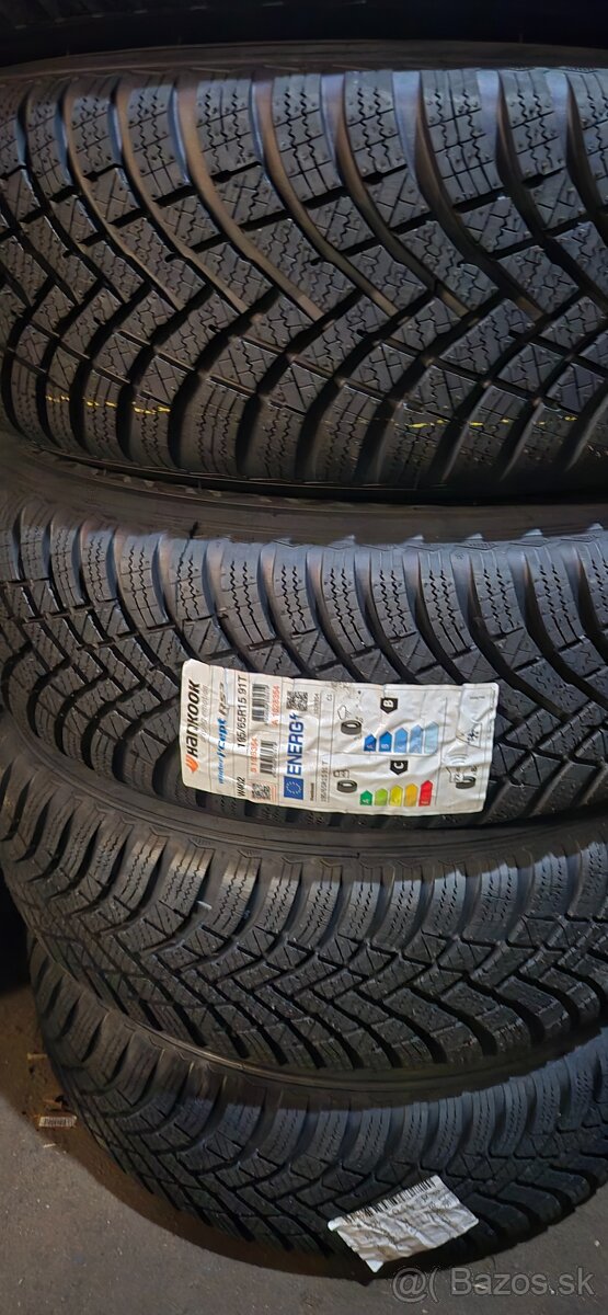 Predám 4ks.zimné pneumatiky hankook rs3 195/65R15 91T.