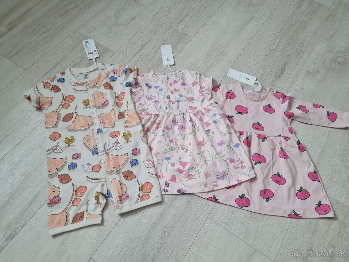 Šaty lindex + pyžamo veľ 80 len 28€