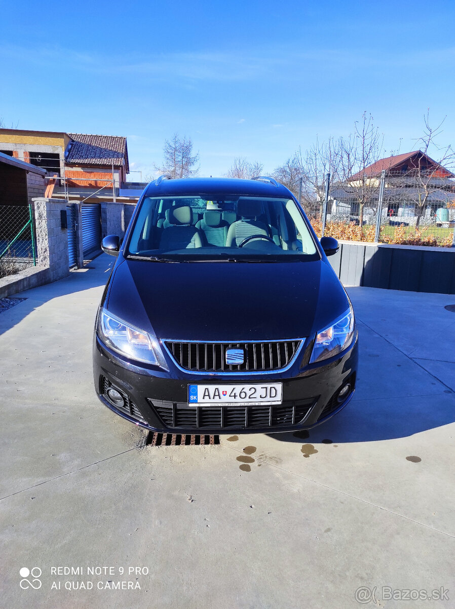 Seat Alhambra 2.0TDI 103KW, 7 miest, 11/2013, DSG, tazne, 7N