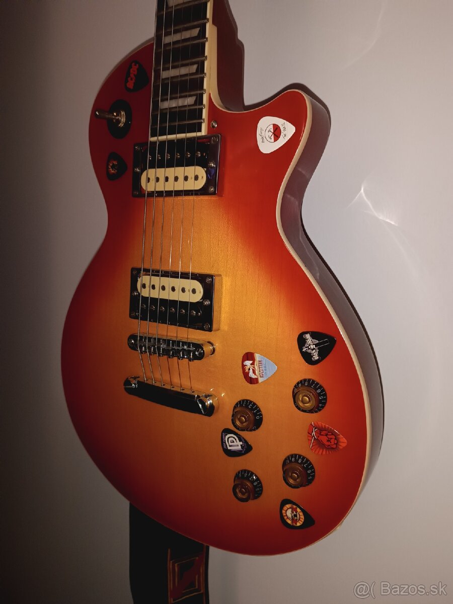 SX EC3 Honey Burst Elektrická gitara