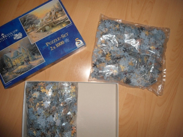 Puzzle 2x 1000ks Thomas Kinkade