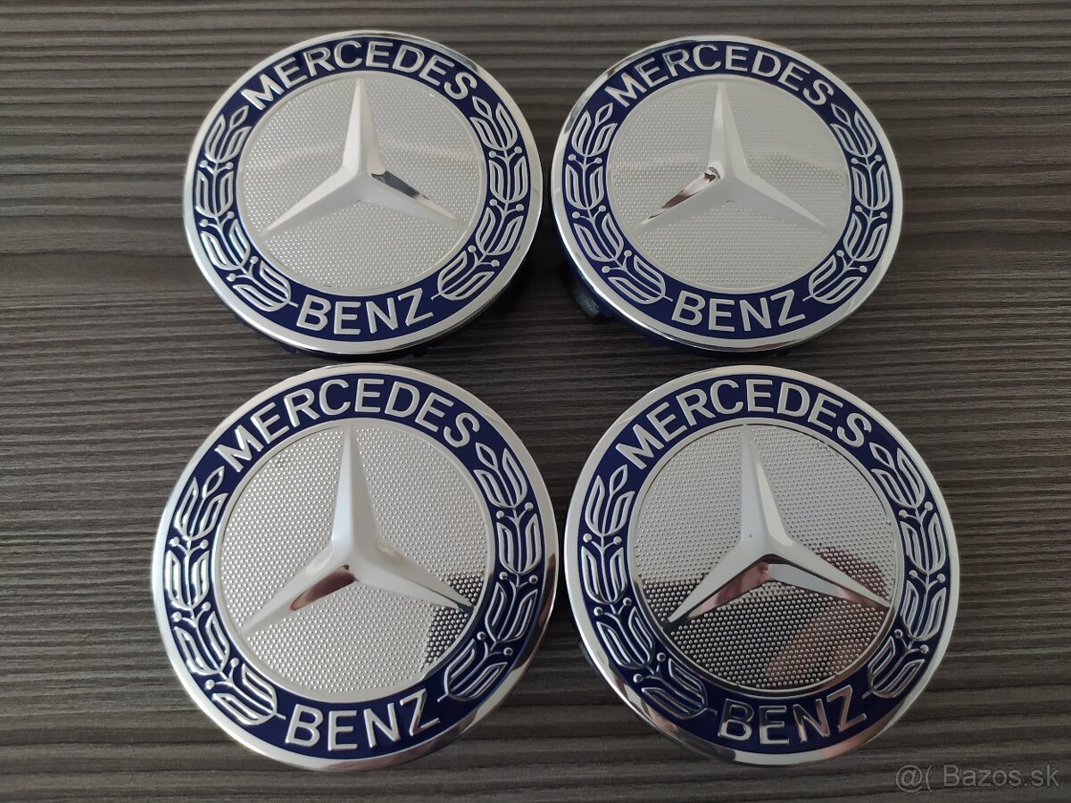 Stredove kryty kolies Mercedes 75mm